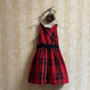 Ralph Lauren-Polo - Red and Black Plaid Dress